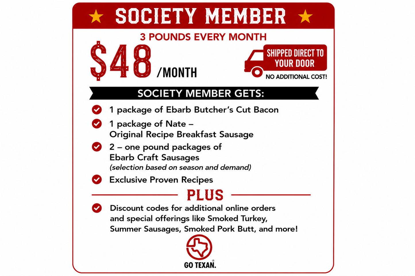 Sausage Society Member